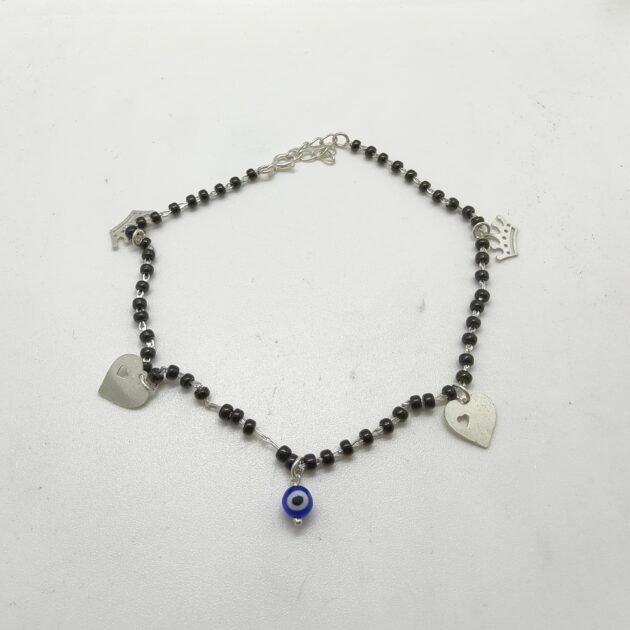 Ghungroo Glow silver anklet payal - Image 3