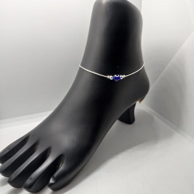Raag Rani silver anklet payal - Image 2
