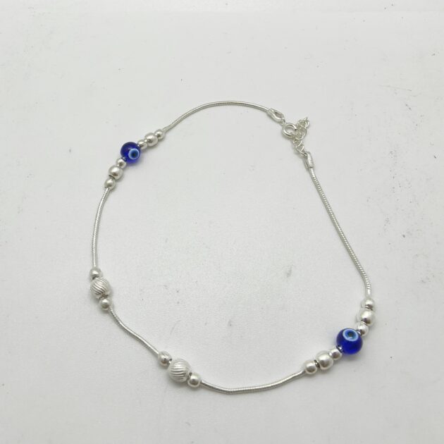 Nazaqat silver antique anklet payal - Image 3