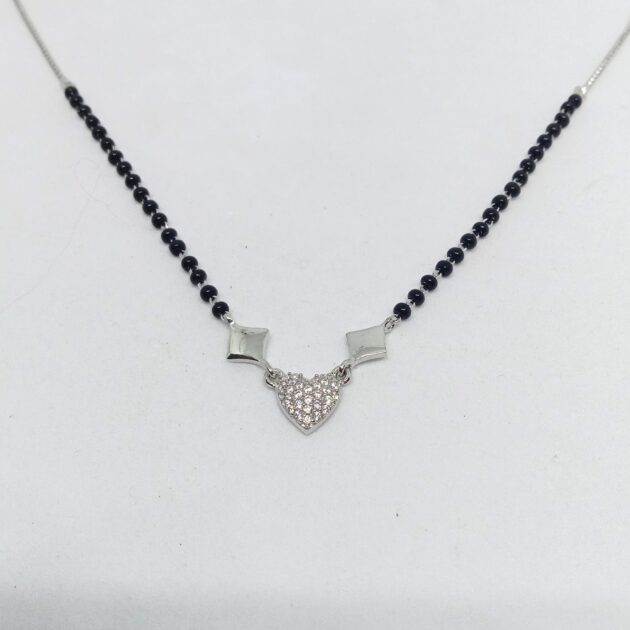Silver Mangal Sutra Aadya Silver Mangalsutra