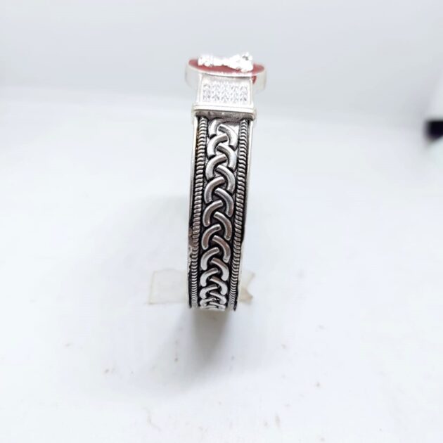 Satyamev Jayate Silver Kada - Image 2