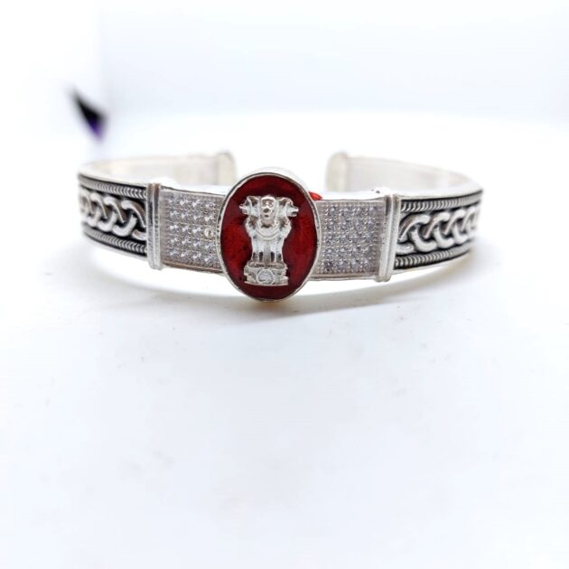 Satyamev Jayate Silver Kada - Image 3
