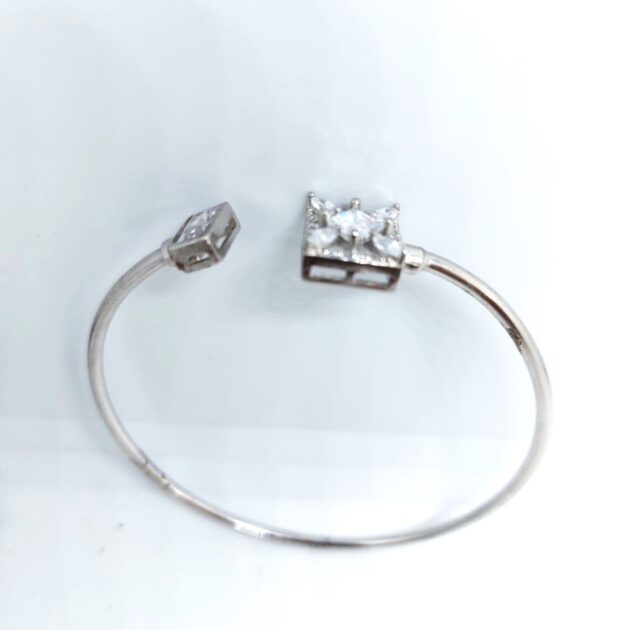 Hrish Parikh Modern Diamond Kada Bracelet