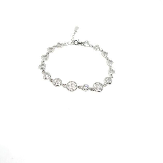 Raya Mirror Circle Charm Bracelet - Image 2