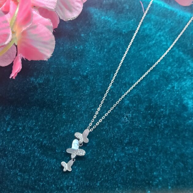 Butterfly Charm Necklace - Image 2