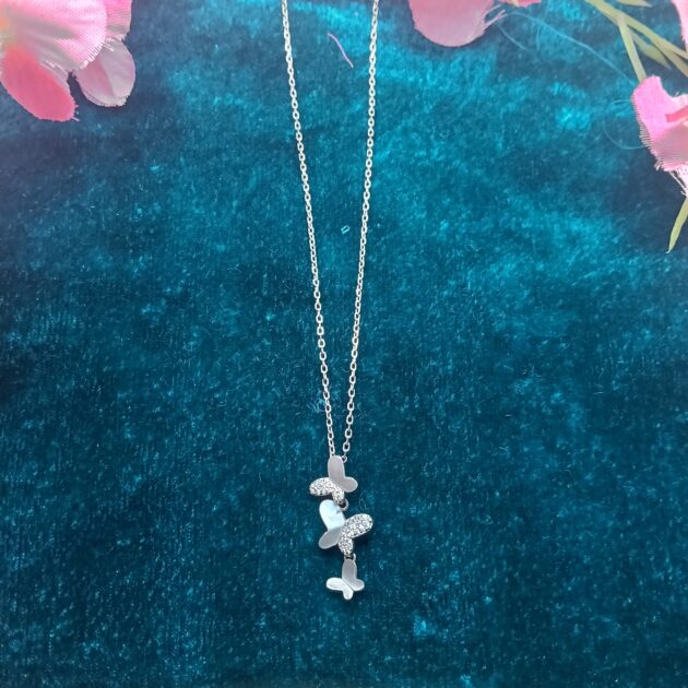 Butterfly Charm Necklace - Image 3