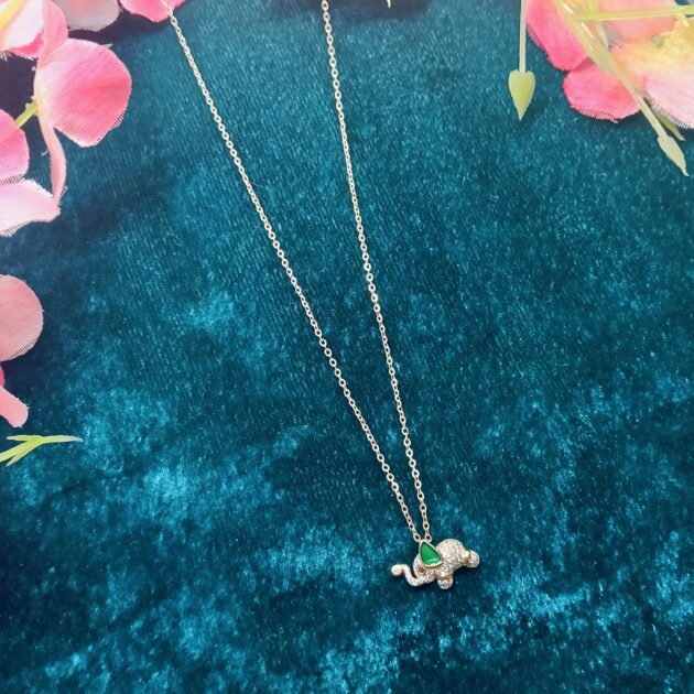 Silver Bar Minimalist Pendant - Image 2