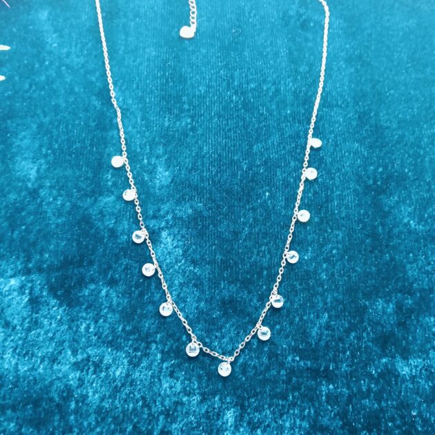 Silver Raindrop Pendant