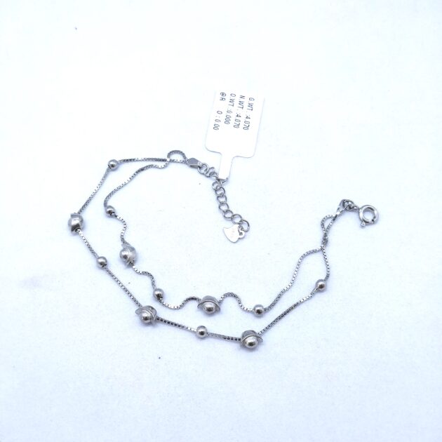 Raya Hammered Oxidized Bracelet - Image 2