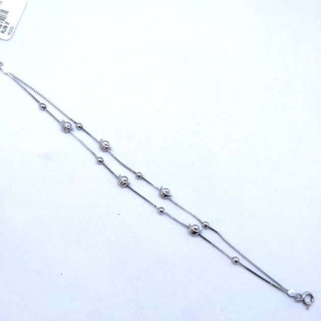Raya Hammered Oxidized Bracelet - Image 3