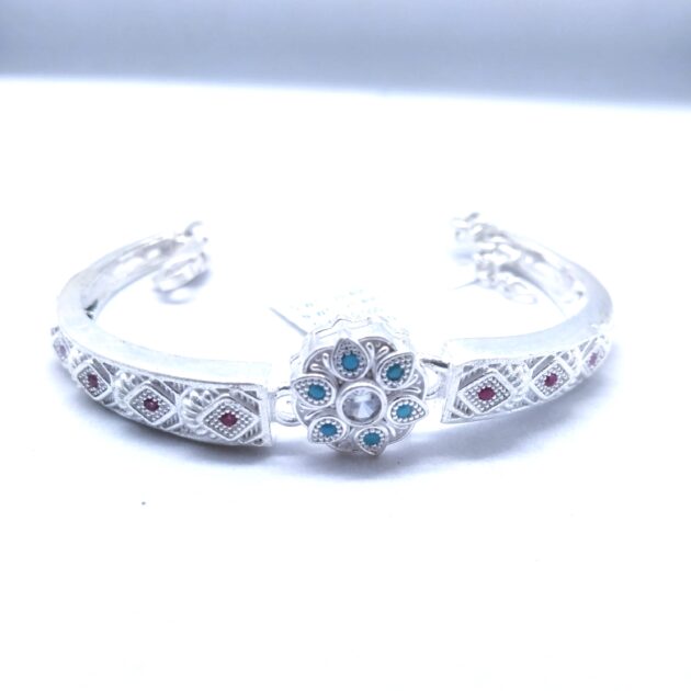 Raya Elegant Floral Kada Bracelet