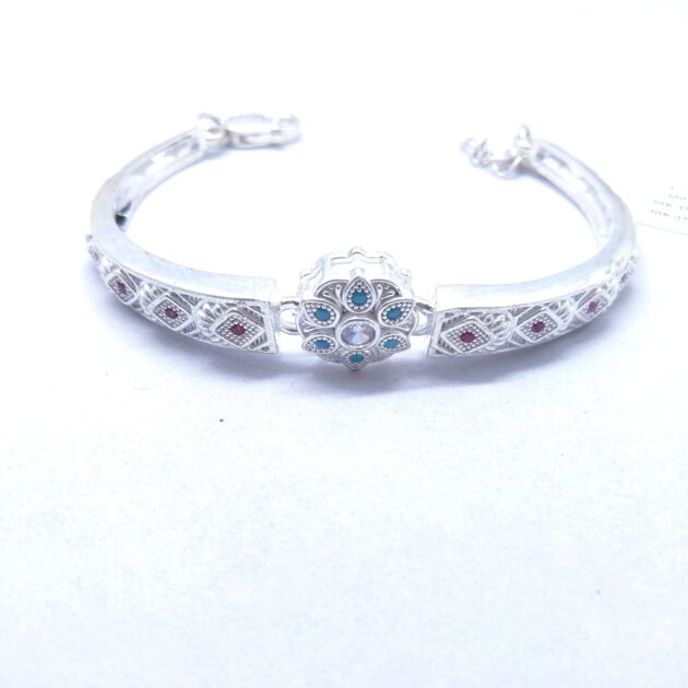 Raya Elegant Floral Kada Bracelet - Image 2