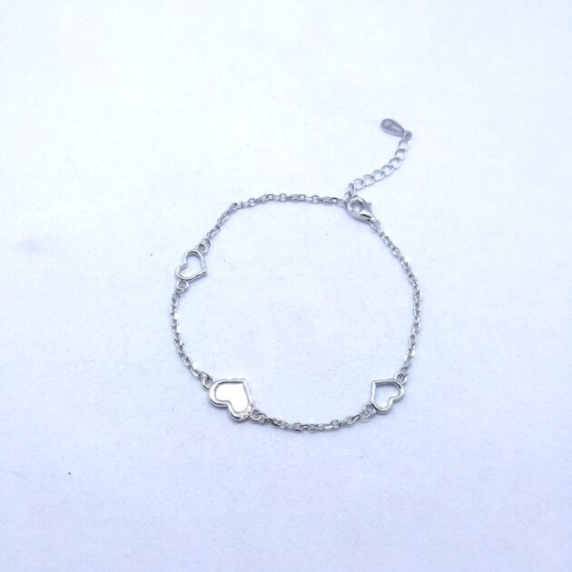 Lyric Diamond Heart Bracelet