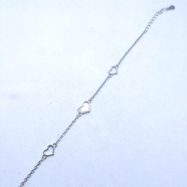 Lyric Diamond Heart Bracelet - Image 3