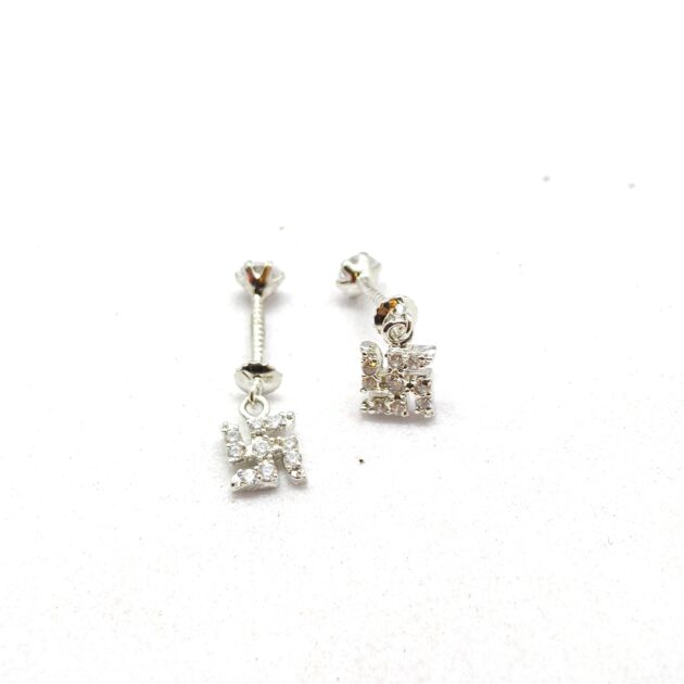 Divine Swastik Earrings - Image 2