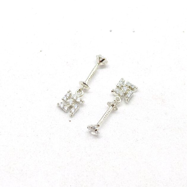 Divine Swastik Earrings - Image 3