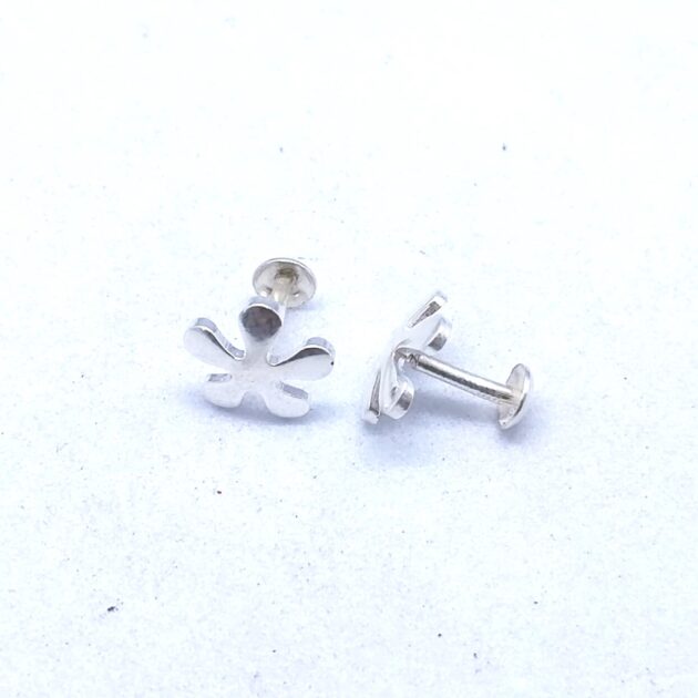Silver Knot Earrings - Image 2
