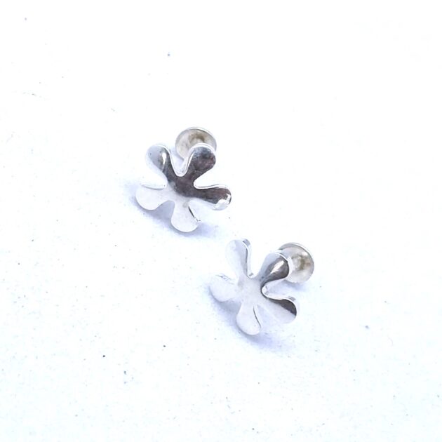 Silver Knot Earrings
