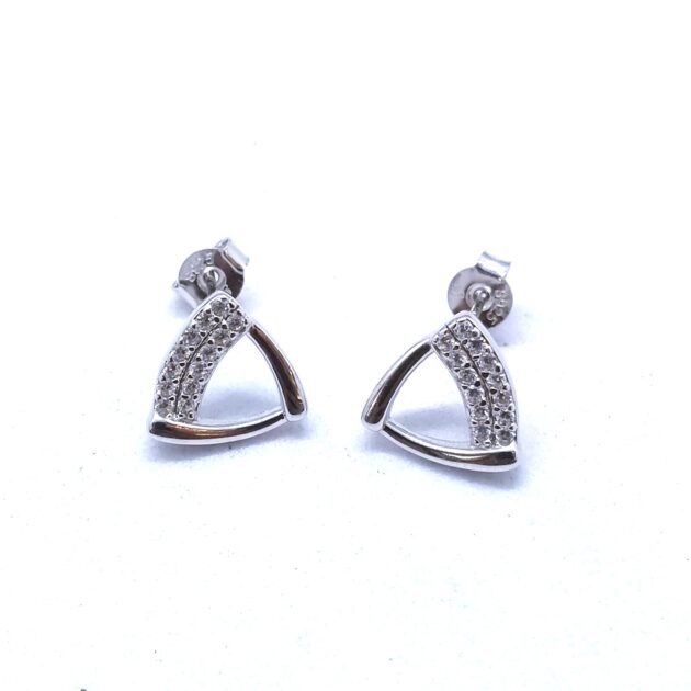 Halo Pearl Studs Earrings - Image 3