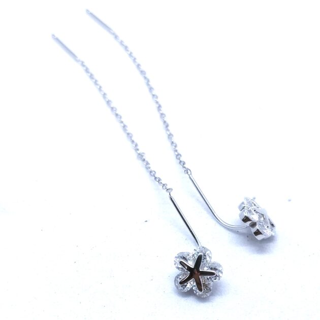Luxe Chain Drape Earrings - Image 3