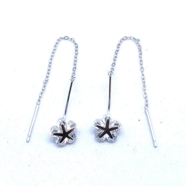Luxe Chain Drape Earrings - Image 2