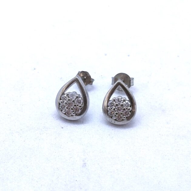 Silver Raindrops Earrings - Image 3