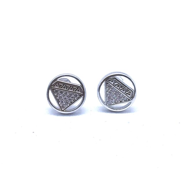 Celeste Diamond Drops Earrings - Image 3