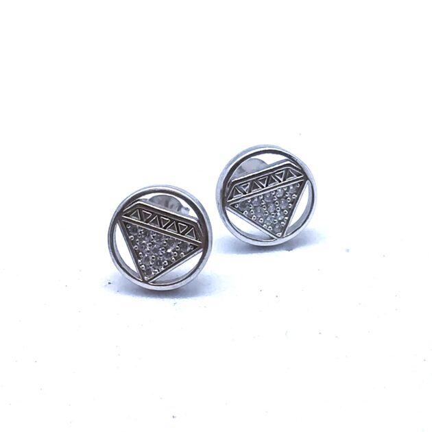 Celeste Diamond Drops Earrings - Image 2