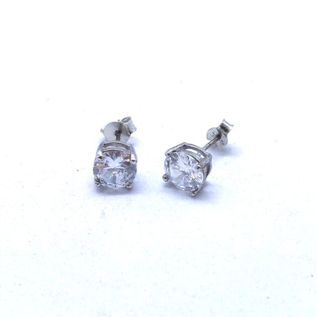 Silver Flame Earrings - Image 3