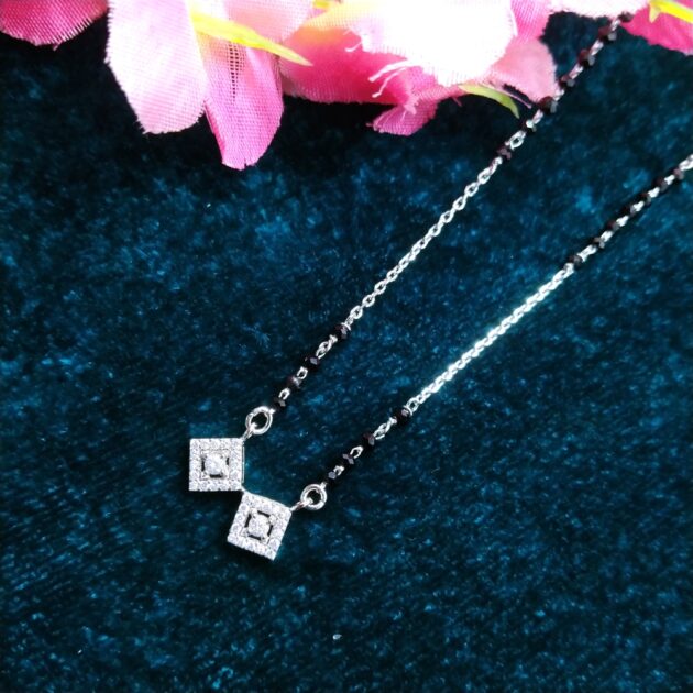 Classic Touch Silver Mangalsutra - Image 2