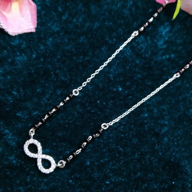 Infinite Glow Silver Mangalsutra