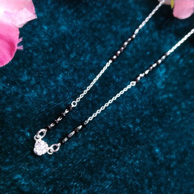 Celestial Spark Silver Mangalsutra - Image 2