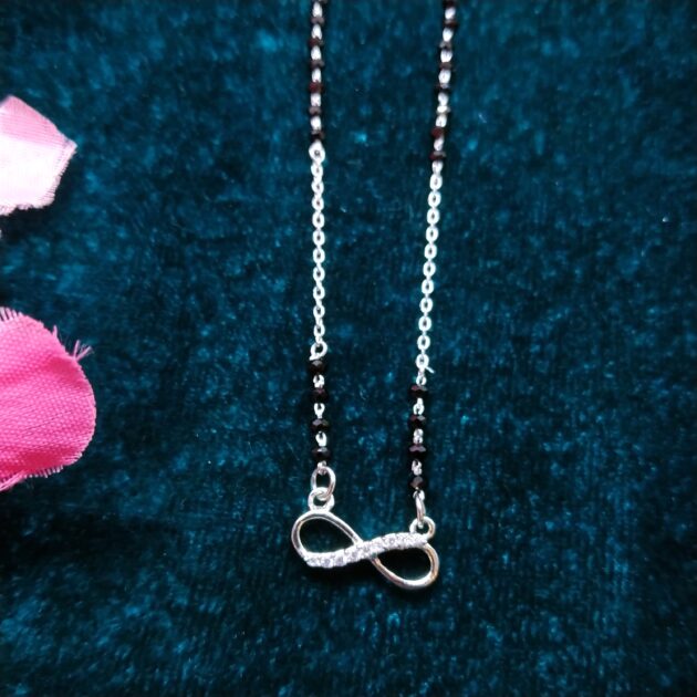 Silver Eternity Mangalsutra - Image 3