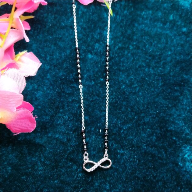 Silver Eternity Mangalsutra