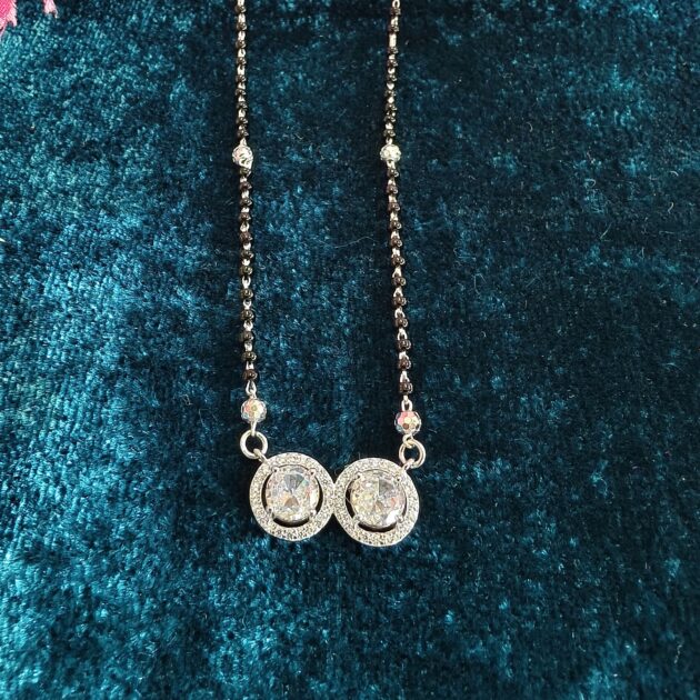 Sailing Through Love Silver Mangalsutra - Image 3