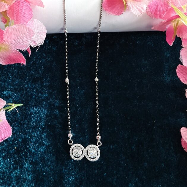 Sailing Through Love Silver Mangalsutra