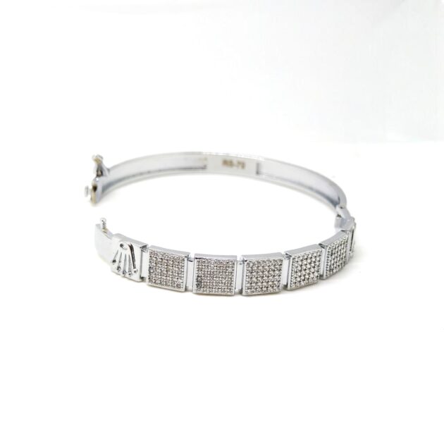 Modern Edge Diamond Kada