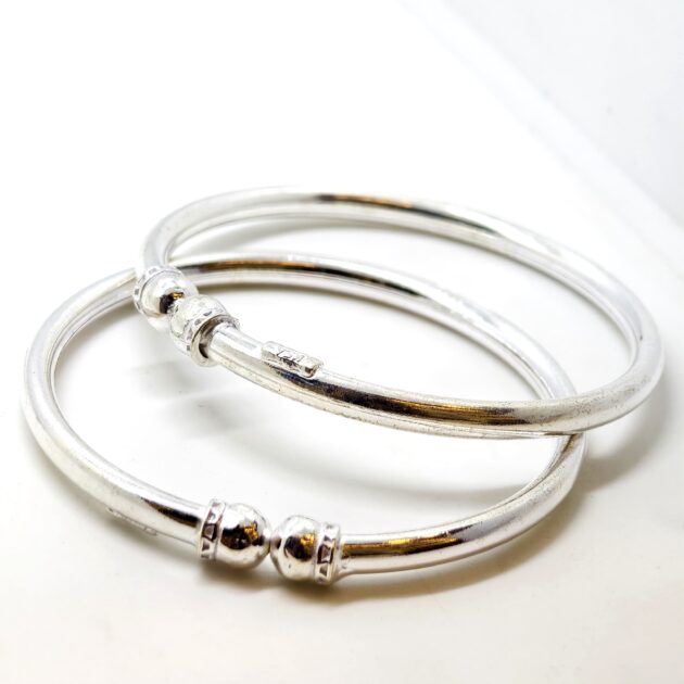 Classic Plain Silver Kada