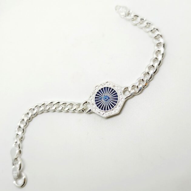 Ashok Chakra Lapis Valor Bracelet - Image 2