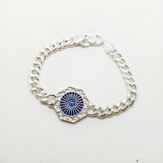 Ashok Chakra Lapis Valor Bracelet