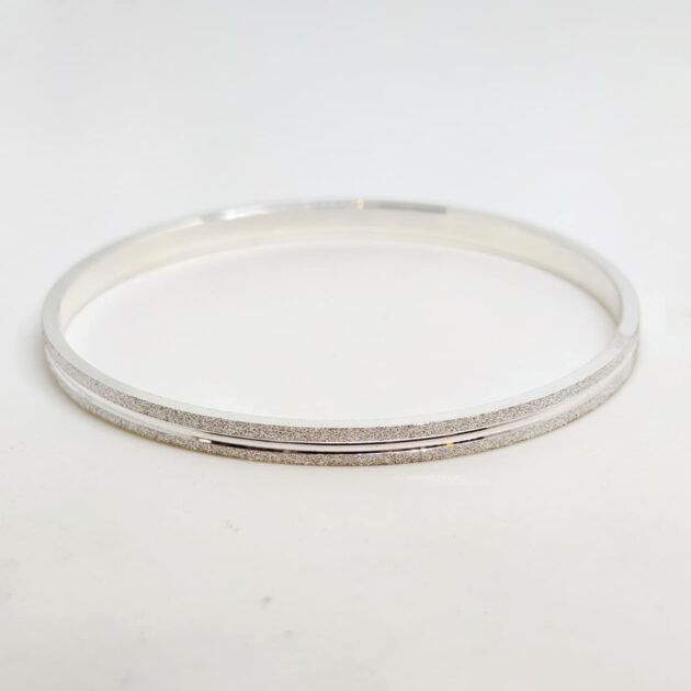 Govind Foundation Pure Silver Kada - Image 2