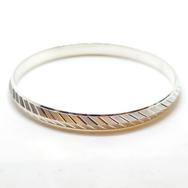 Dual-Shine Heritage Silver Kada - Image 2