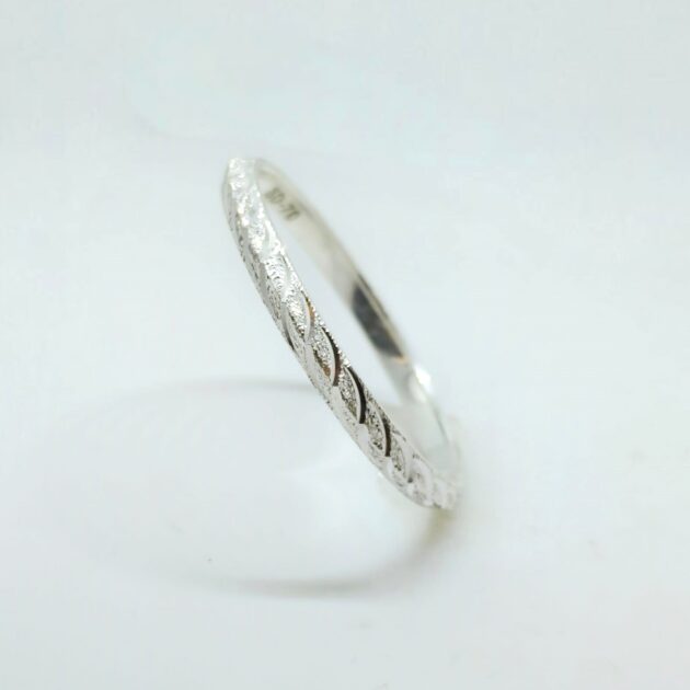 Round Solid Bold Silver Kada - Image 2