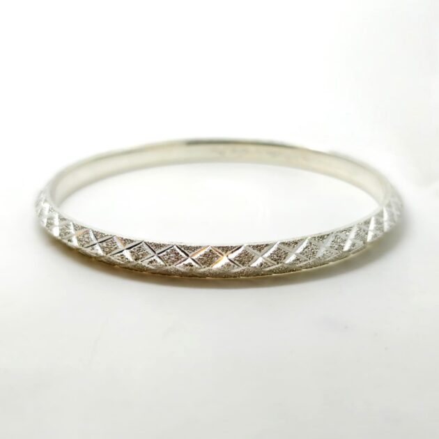 Meenakari Detail Silver Kada