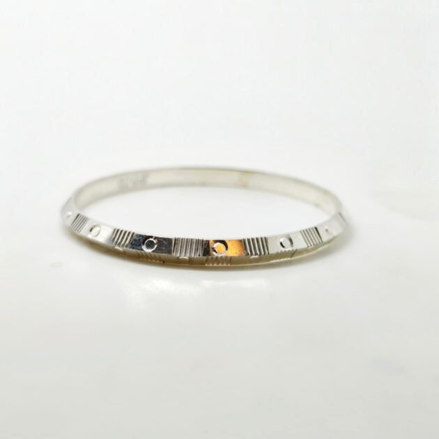 Handmade Artisan Statement Silver Kada