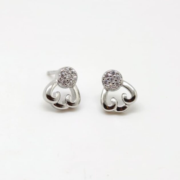 Meadow Vine Climbers Silver Earrings - Image 3