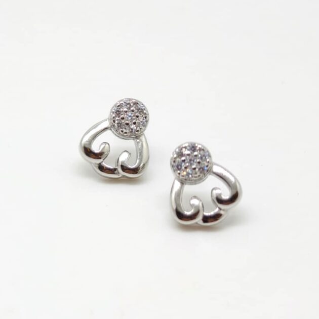 Meadow Vine Climbers Silver Earrings
