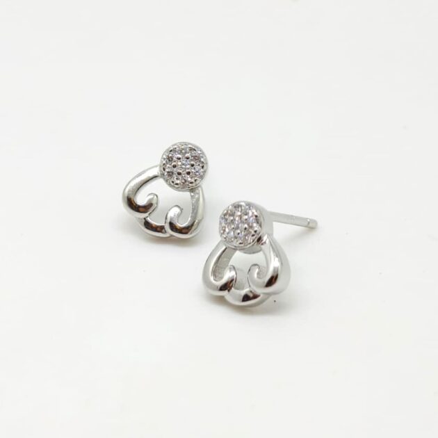 Meadow Vine Climbers Silver Earrings - Image 2