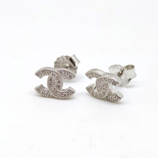 Solara Open Circles Silver Earrings - Image 2