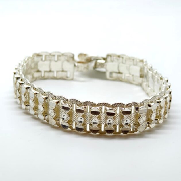 Ocean Wave Silver Bracelet